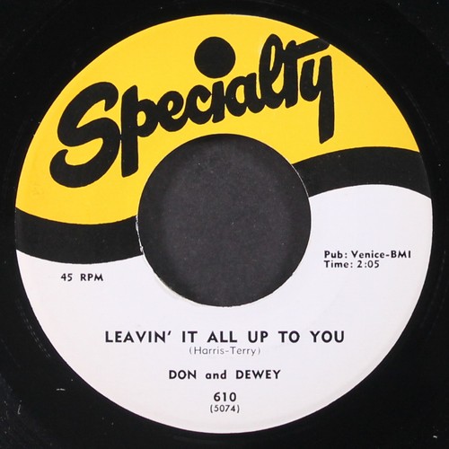 Don dewey leavin - leavin', all
